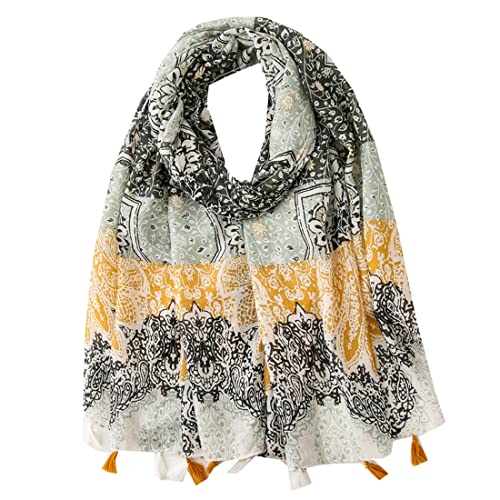 Ecroon Schal Frauen Elegant Damen Scarf Bandana Warmer Leicht Schals Tücher Stolen für den Winter Mädchen Geschenk von Ecroon