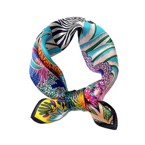 Ecroon Seide Schal Damen Halstücher Seidentuch Schals Halstuch Seidenschal Scarf Bandana Taschentuch Ansatz Handgelenk Kopftücher von Ecroon