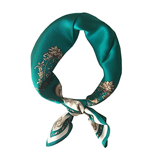 Ecroon Seide Schal Damen Halstücher Seidentuch Schals Halstuch Seidenschal Scarf Bandana Taschentuch Ansatz Handgelenk Kopftücher von Ecroon