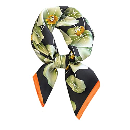 Ecrron Damen Scarf Schal Seide Gefühl Frauen Elegant Bandana Leicht Schals Tücher Stolen Ladie Geschenk Kopftücher von Ecroon