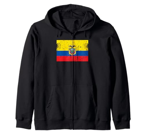 Ecuador Flagge Grafik für Männer Frauen Kinder Kapuzenjacke Ecuador Flagge Grafik für Männer Frauen Kinder Kapuzenjacke von Ecuador Flag Graphic Store
