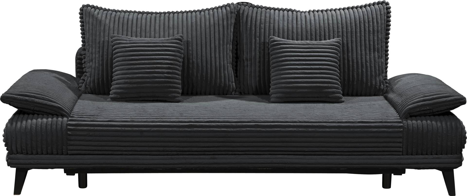 ED EXCITING DESIGN Schlafsofa "Carla", frei im Raum stellbar, mit Bettkasten, mit Schlaffunktion, 6 Kissen von Ed Exciting Design