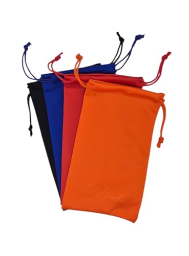 Ed Hicks 4 x weiche Mikrofaser-Aufbewahrungsbeutel mit Kordelzug – 170 mm x 100 mm – 4 Farben, 4 Farben, 180 mm x 85 mm ± 5 mm Ed Hicks 4 x weiche Mikrofaser-Aufbewahrungsbeutel mit Kordelzug – 170 mm x 100 mm – 4 Farben, 4 Farben, 180 mm x 85 mm ± 5 mm von Ed Hicks