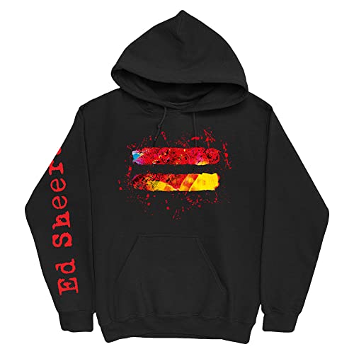 Ed Sheeran Kapuzenpullover Equals Logo Nue offiziell Herren Schwarz Pullover Arm, M von Ed Sheeran