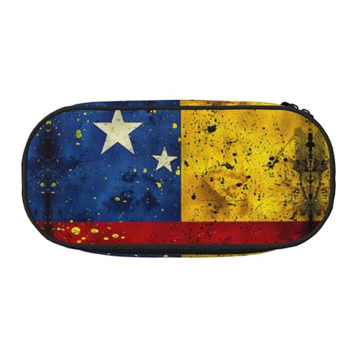 EdWal Federmäppchen mit Venezuela-Flagge, großes Fassungsvermögen, großes Federmäppchen, Schreibwaren, Stiftetasche, Büro, Uni, Schule, Schwarz , Einheitsgröße, Taschen-Organizer EdWal Federmäppchen mit Venezuela-Flagge, großes Fassungsvermögen, großes Federmäppchen, Schreibwaren, Stiftetasche, Büro, Uni, Schule, Schwarz , Einheitsgröße, Taschen-Organizer von EdWal