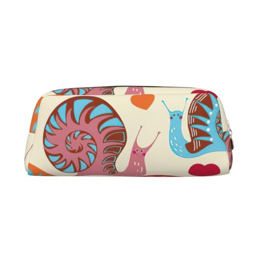 EdWal Federmäppchen mit niedlichem Schnecken-Druck, großes Federmäppchen, Schreibwaren, Stiftetasche, Büro, Uni, Schule, Make-up-Tasche, gold, One Size, Kulturbeutel EdWal Federmäppchen mit niedlichem Schnecken-Druck, großes Federmäppchen, Schreibwaren, Stiftetasche, Büro, Uni, Schule, Make-up-Tasche, gold, One Size, Kulturbeutel von EdWal