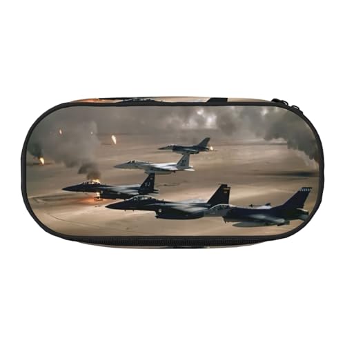 EdWal Jet Fighter Federmäppchen mit großem Fassungsvermögen, großes Federmäppchen, Schreibwaren, Stiftetasche, Büro, Uni, Schule, Schwarz , Einheitsgröße, Taschen-Organizer EdWal Jet Fighter Federmäppchen mit großem Fassungsvermögen, großes Federmäppchen, Schreibwaren, Stiftetasche, Büro, Uni, Schule, Schwarz , Einheitsgröße, Taschen-Organizer von EdWal