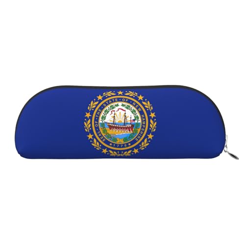 EdWal New Hampshire Staatsflagge Print Make-up Etui Federmäppchen Stilvolle Tasche für Frauen Reisen Make-up Tasche, silberfarben, En storlek, Necessary von EdWal
