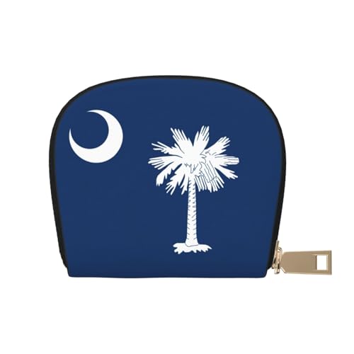 EdWal South Carolina Flagge Print Kartenhalter Uni Kreditkartenetui für Damen und Herren Leder Kartenhalter Slim Visitenkarte, weiß, Einheitsgröße EdWal South Carolina Flagge Print Kartenhalter Uni Kreditkartenetui für Damen und Herren Leder Kartenhalter Slim Visitenkarte, weiß, Einheitsgröße von EdWal