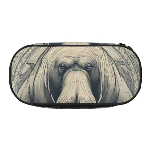 EdWal Walrus01 Federmäppchen mit großem Fassungsvermögen, großes Federmäppchen, Schreibwaren, Stiftetasche, Büro, Uni, Schule, Schwarz , Einheitsgröße, Taschen-Organizer EdWal Walrus01 Federmäppchen mit großem Fassungsvermögen, großes Federmäppchen, Schreibwaren, Stiftetasche, Büro, Uni, Schule, Schwarz , Einheitsgröße, Taschen-Organizer von EdWal