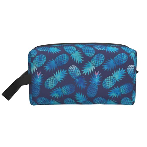 Kulturbeutel für Herren, Kosmetiktasche, geräumige Kapazität, Reise-Kulturbeutel für Damen, Blau, weiß, Einheitsgröße Kulturbeutel für Herren, Kosmetiktasche, geräumige Kapazität, Reise-Kulturbeutel für Damen, Blau, weiß, Einheitsgröße von EdWal