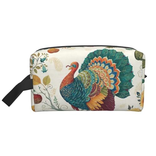 Kulturbeutel für Herren, Kosmetiktasche, geräumige Kapazität, Reise-Kulturbeutel für Damen, weiß, Einheitsgröße von EdWal