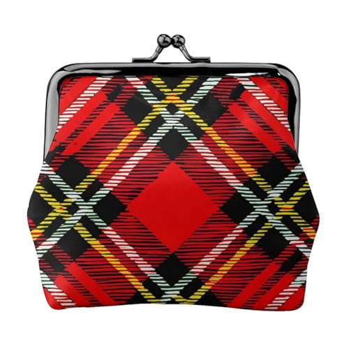 Münzgeldbörse mit Kussverschluss, klein, Vintage-Stil, kariert, Rot und Schwarz, Schwarz , Einheitsgröße, Münztasche Münzgeldbörse mit Kussverschluss, klein, Vintage-Stil, kariert, Rot und Schwarz, Schwarz , Einheitsgröße, Münztasche von EdWal