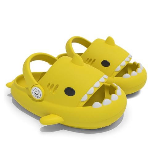 Edahinfsig Hai Hausschuhe Sommer Kinder Jungen Mädchen Hai Cloud Hausschuhe Anti Rutsch Kick Schuhe Offene Zehe Rutsche Schwimmbad Schuhe Strand Bad Hausschuhe Duschraum von Edahinfsig