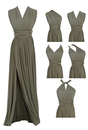 Edaydress Ein Kleid in voller Länge mit über 100 Stilen, vielseitig einsetzbar, mit Infinity-Schlitz, Brautjungfernkleider, Hw11 Olivgrün, Einheitsgröße Mehr Edaydress Ein Kleid in voller Länge mit über 100 Stilen, vielseitig einsetzbar, mit Infinity-Schlitz, Brautjungfernkleider, Hw11 Olivgrün, Einheitsgröße Mehr von Edaydress