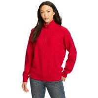 Eddie Bauer ® Alpine Route Pullover mit 1/4-Reißverschluss Damen Rot Gr. M von Eddie Bauer