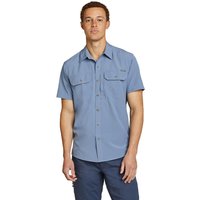 Eddie Bauer ® Atlas Exploration Hemd - Kurzarm Herren Blau Gr. S von Eddie Bauer