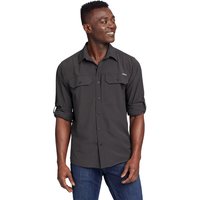 Eddie Bauer ® Atlas Exploration Hemd - Langarm Herren Grau Gr. S von Eddie Bauer