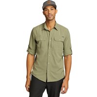 Eddie Bauer ® Atlas Exploration Hemd - Langarm Herren Grün Gr. S von Eddie Bauer