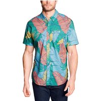 Eddie Bauer ® Baja Hemd - Kurzarm - bedruckt Herren Grün Gr. M von Eddie Bauer