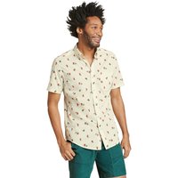 Eddie Bauer ® Baja Hemd - Kurzarm - bedruckt Herren Natur Gr. L von Eddie Bauer