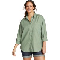 Eddie Bauer ® Beach Hemplify Langarmbluse Damen Braun Gr. M von Eddie Bauer