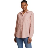 Eddie Bauer ® Beach Hemplify Langarmbluse Damen Rosa Gr. XS von Eddie Bauer