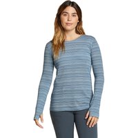 Eddie Bauer ® Boundless Langarmshirt - geringelt Damen Blau Gr. XXL von Eddie Bauer