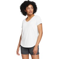 Eddie Bauer ® Boundless T-Shirt mit V-Ausschnitt Damen Weiß Gr. S von Eddie Bauer