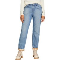 Eddie Bauer ® Boyfriend Jeans mit Flanellfutter Damen Blau Gr. 12 von Eddie Bauer