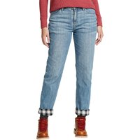 Eddie Bauer ® Boyfriend Jeans mit Flanellfutter Damen Blau Gr. 16 von Eddie Bauer