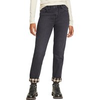 Eddie Bauer ® Boyfriend Jeans mit Flanellfutter Damen Grau Gr. 16 von Eddie Bauer