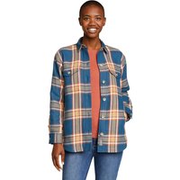 Eddie Bauer ® Campfire Flanelljacke Damen Blau Gr. M von Eddie Bauer