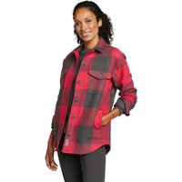 Eddie Bauer ® Campfire Flanelljacke Damen Rot Gr. L von Eddie Bauer