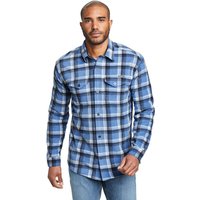 Eddie Bauer ® Chutes Microfleece-Hemd Herren Blau Gr. M von Eddie Bauer