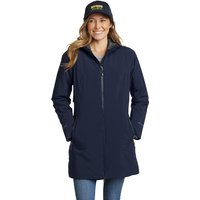 Eddie Bauer ® Cloud Cap Stretch Trenchcoat - isoliert Damen Blau Gr. S von Eddie Bauer