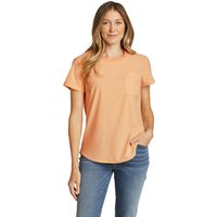 Eddie Bauer ® Departure T-Shirt mit Tasche Damen Orange Gr. M von Eddie Bauer