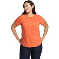 Eddie Bauer ® Departure T-Shirt mit Tasche Damen Orange Gr. XXL von Eddie Bauer
