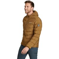 Eddie Bauer ® Downlight Freefuse Daunenjacke mit Kapuze Herren Braun Gr. XXL von Eddie Bauer