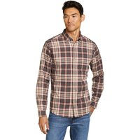 Eddie Bauer ® Eddie’s Favorite Flanellhemd - Slim Fit - kariert Herren Grau Gr. M von Eddie Bauer