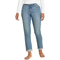 Eddie Bauer ® Elysian Boyfriend Jeans - Slim Leg Damen Blau Gr. 12 von Eddie Bauer