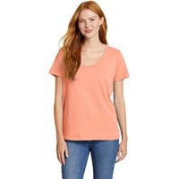 Eddie Bauer ® Everyday Shirts - Kurzarm mit Rundhalsausschnitt Damen Orange Gr. S von Eddie Bauer