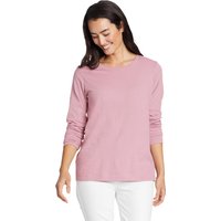 Eddie Bauer ® Everyday Shirts - Langarm mit Rundhalsausschnitt Damen Rosa Gr. S von Eddie Bauer