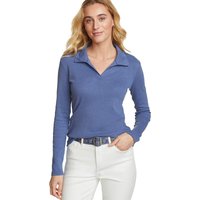 Eddie Bauer ® Favorite Langarmshirt Damen Blau Gr. L von Eddie Bauer