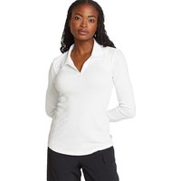 Eddie Bauer ® Favorite Langarmshirt Damen Weiß Gr. L von Eddie Bauer