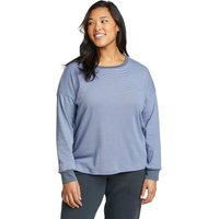 Eddie Bauer ® Favorite Langarmshirt - gestreift Damen Blau Gr. L von Eddie Bauer