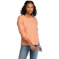 Eddie Bauer ® Favorite Langarmshirt - gestreift Damen Orange Gr. S von Eddie Bauer