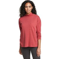 Eddie Bauer ® Favorite Langarmshirt mit Tasche Damen Rot Gr. S von Eddie Bauer