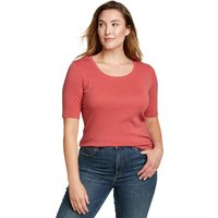 Eddie Bauer ® Favorite Shirt - Kurzarm - Rundhalsausschnitt Damen Rot Gr. L von Eddie Bauer