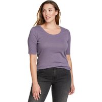 Eddie Bauer ® Favorite Shirt - Kurzarm - Rundhalsausschnitt Damen Violett Gr. XL von Eddie Bauer